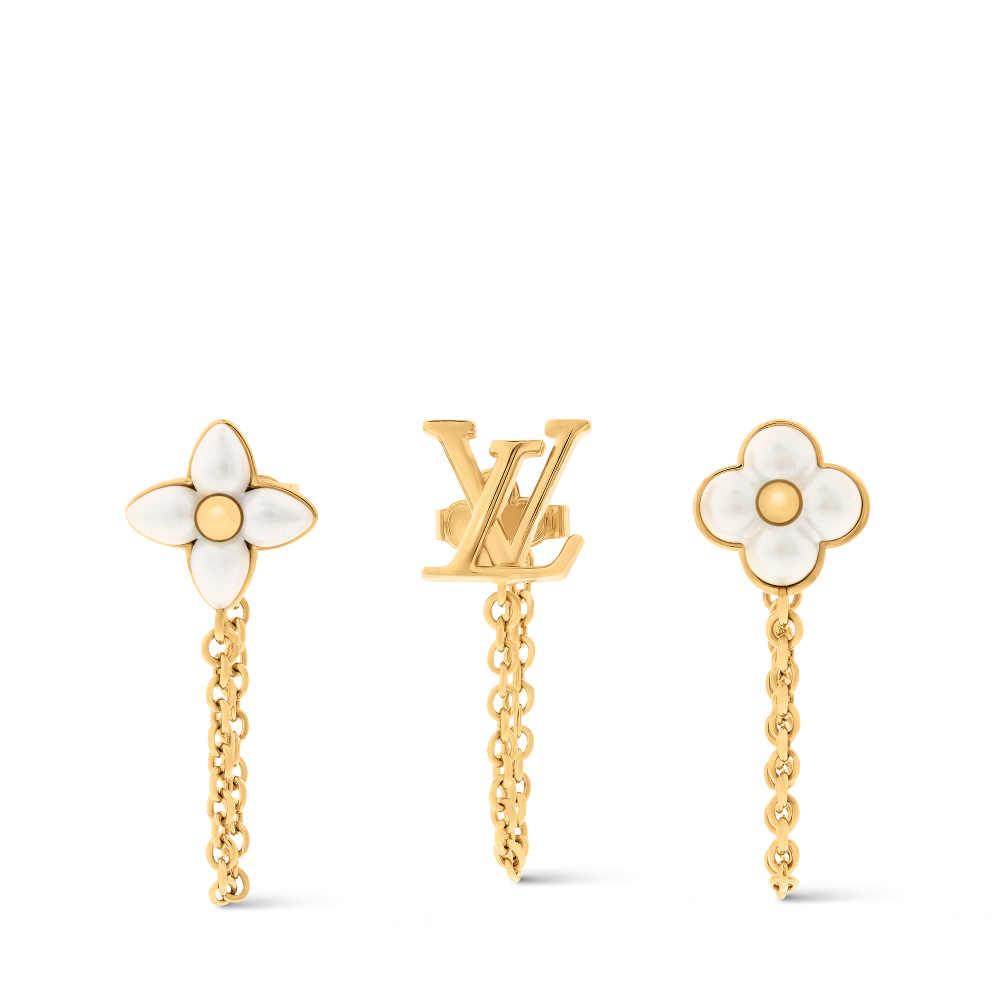 Louis Vuitton ピアス LV Floragram LV Floragram Earrings S00 - Women - Fashion Jewelry | LOUIS
